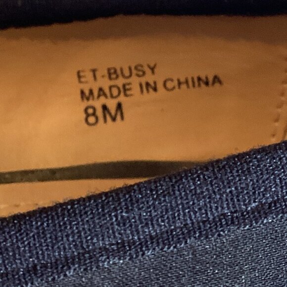 Ellen Tracy" Busy" Black Cap Toe Wedge Pump Sz 8M #249B - Picture 8 of 8